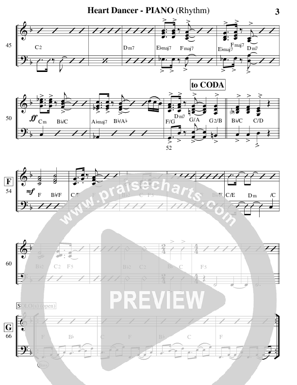 Heart Dancer (Instrumental) Piano Sheet (Ric Flauding)