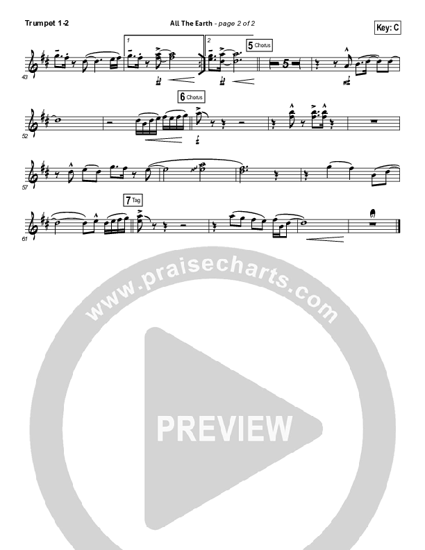 All The Earth Trumpet 1,2 (Vertical Worship)