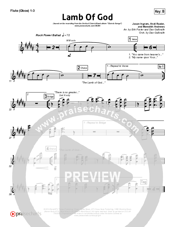 Lamb Of God Wind Pack (Vertical Worship)