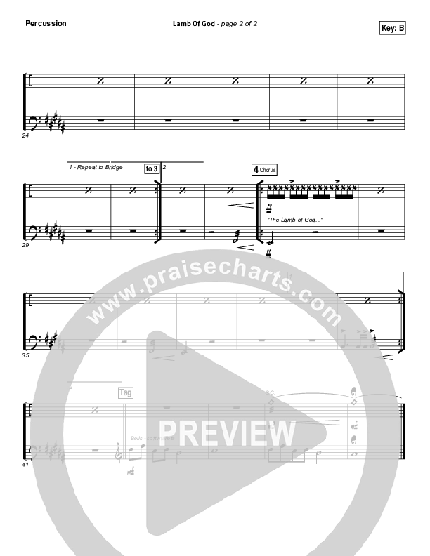 Lamb Of God Percussion (Vertical Worship)