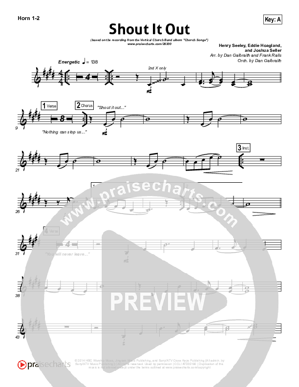 Shout It Out Brass Pack (Vertical Worship)