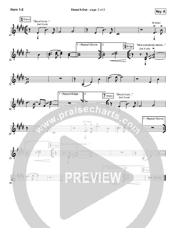 Shout It Out Brass Pack (Vertical Worship)