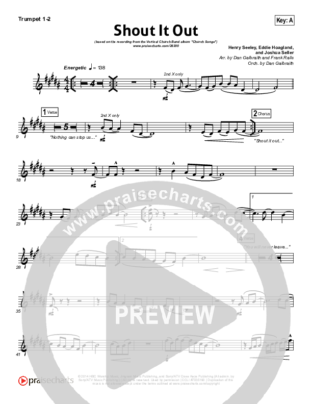 Shout It Out Brass Pack (Vertical Worship)