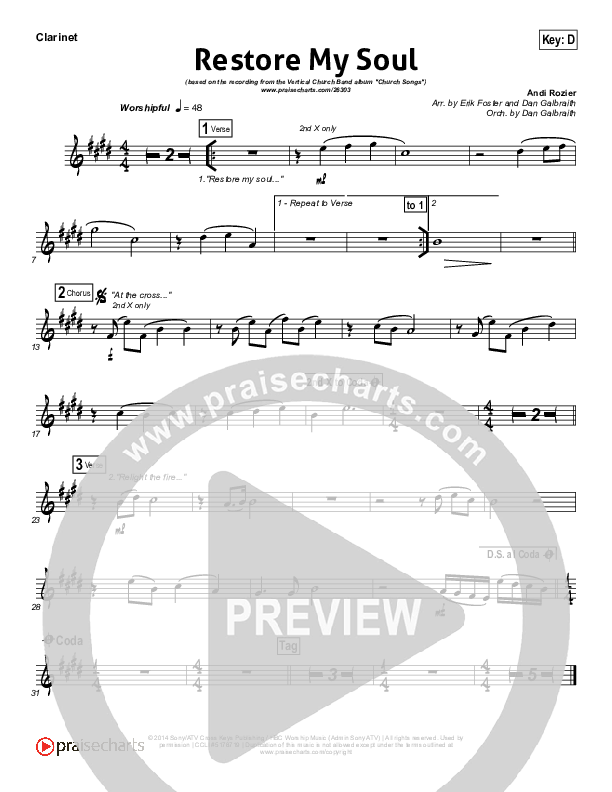 Restore My Soul Wind Pack (Vertical Worship)