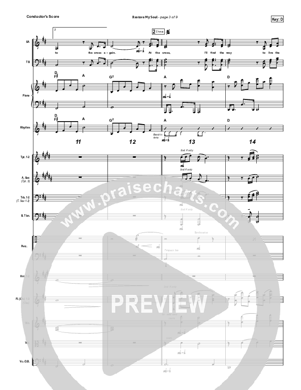Restore My Soul Conductor's Score (Vertical Worship)