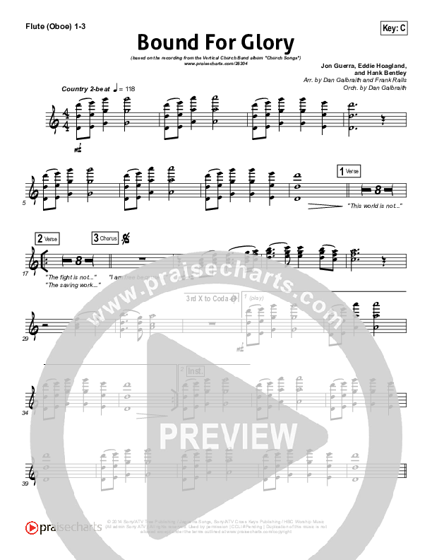 Bound For Glory Wind Pack (Vertical Worship)