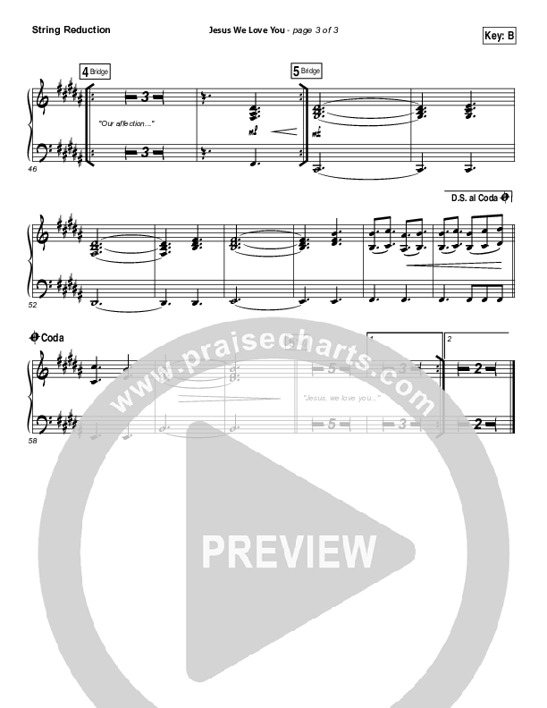 Jesus We Love You String Pack (Bethel Music)