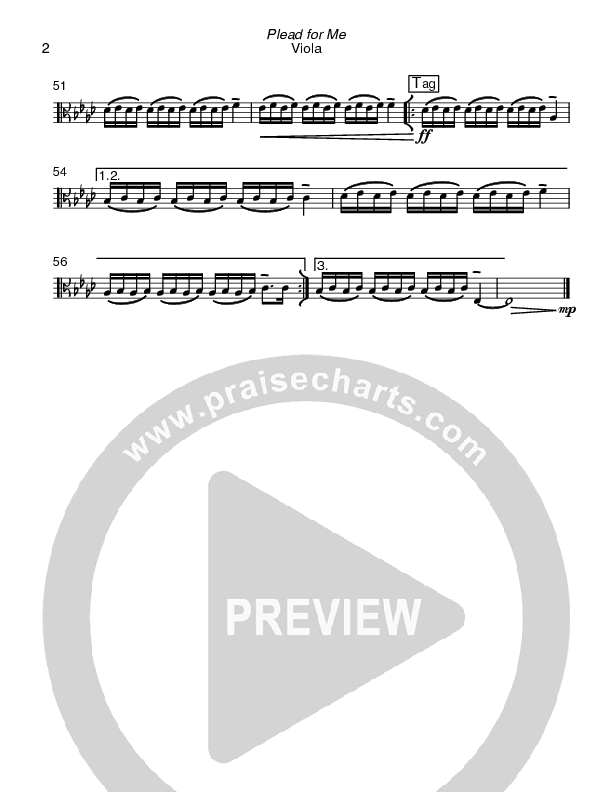 Plead For Me Viola (West Coast Revival)