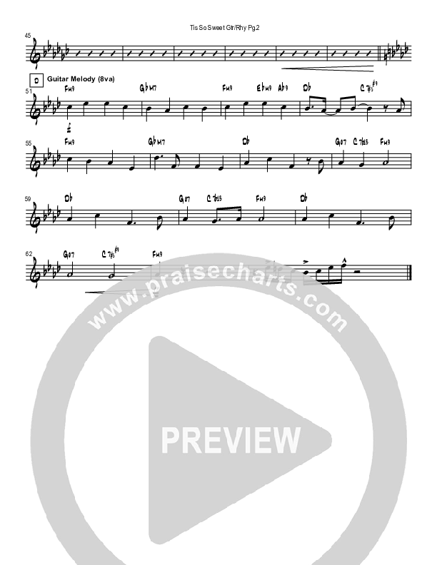 Tis So Sweet To Trust In Jesus (Instrumental) Guitar (Good Jazz Series)