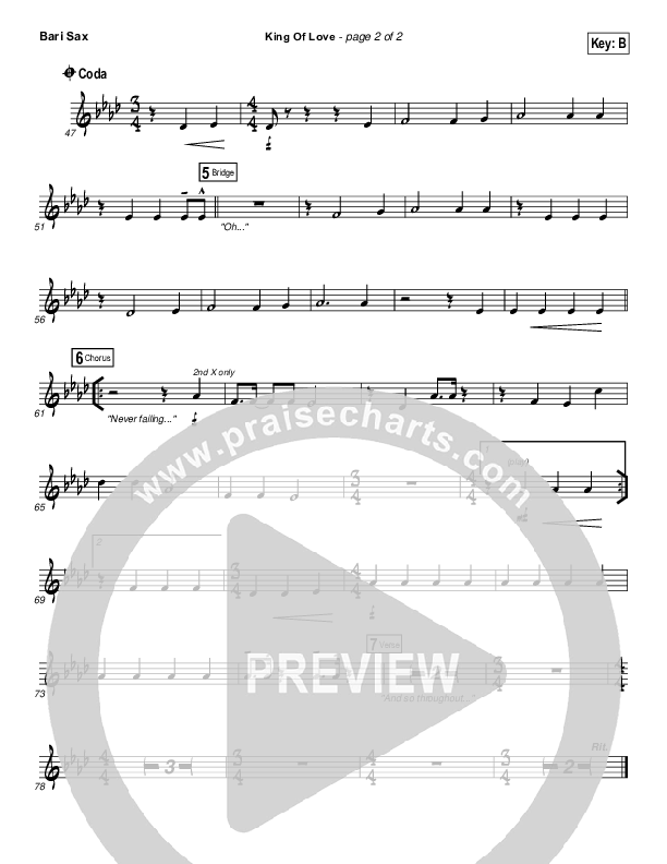 King Of Love Bari Sax (I Am They)