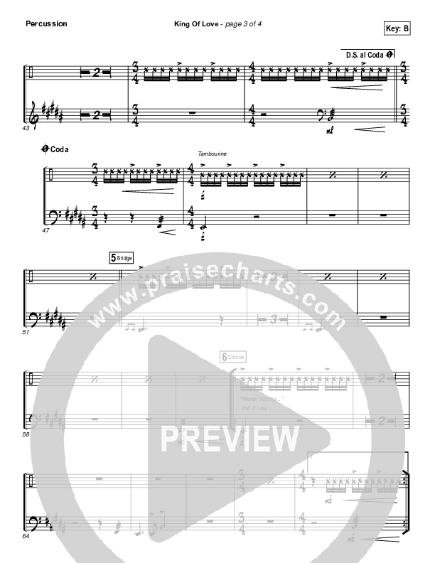 King Of Love Percussion (I Am They)