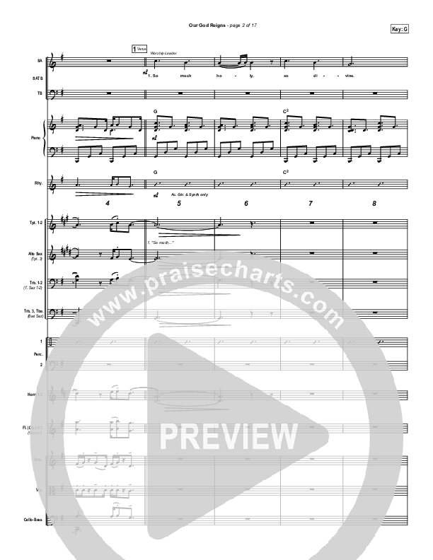 Our God Reigns Orchestration (Brandon Heath)