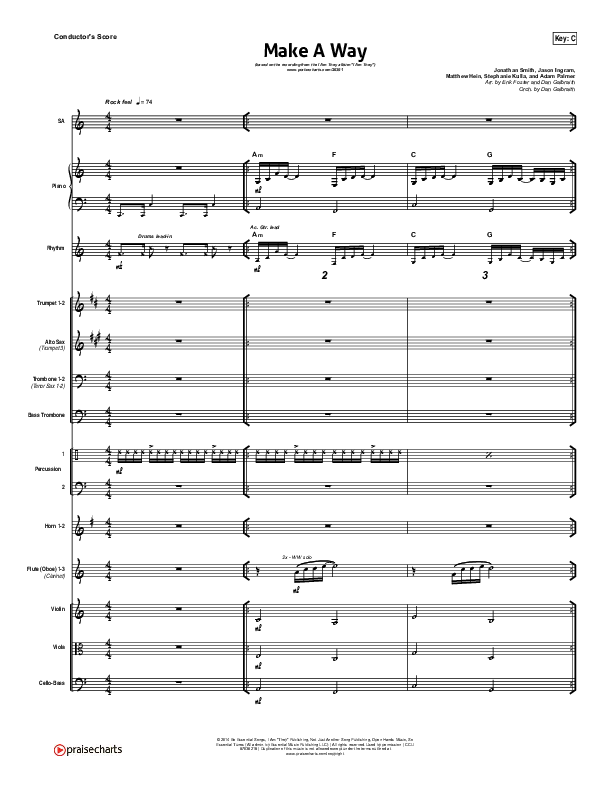Make A Way Conductor's Score (I Am They)