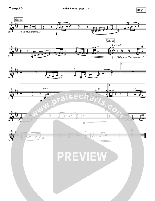 Make A Way Trumpet 3 (I Am They)