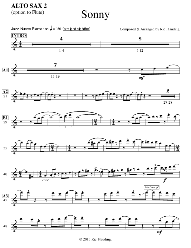 Sonny Alto Sax (Ric Flauding)