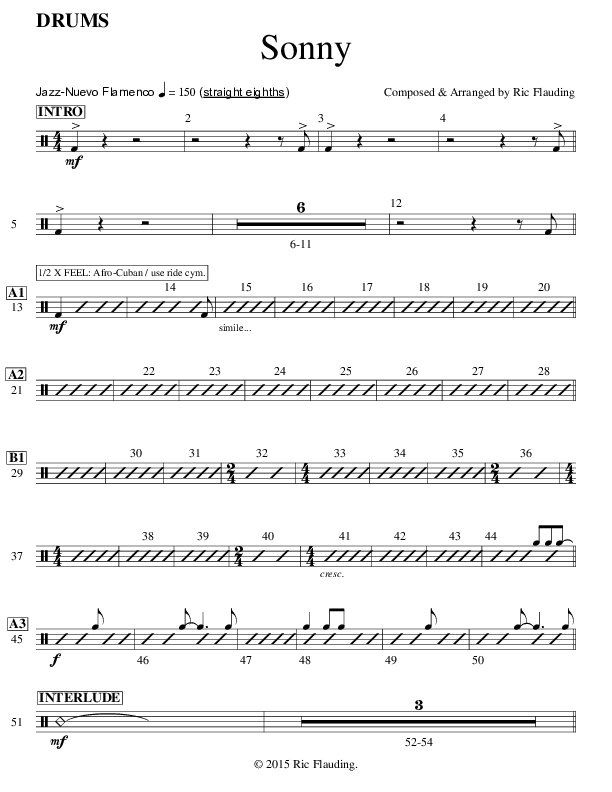 Sonny Drum Set (Ric Flauding)