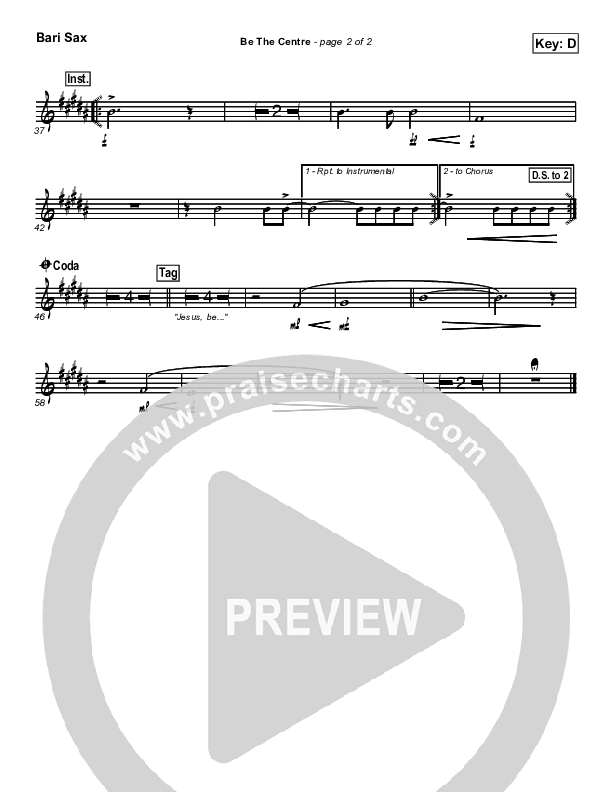 Be The Centre Bari Sax (Vineyard UK)