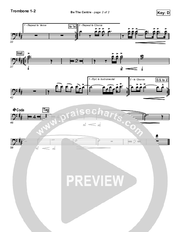 Be The Centre Trombone 1/2 (Vineyard UK)