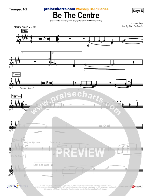 Be The Centre Brass Pack (Vineyard UK)