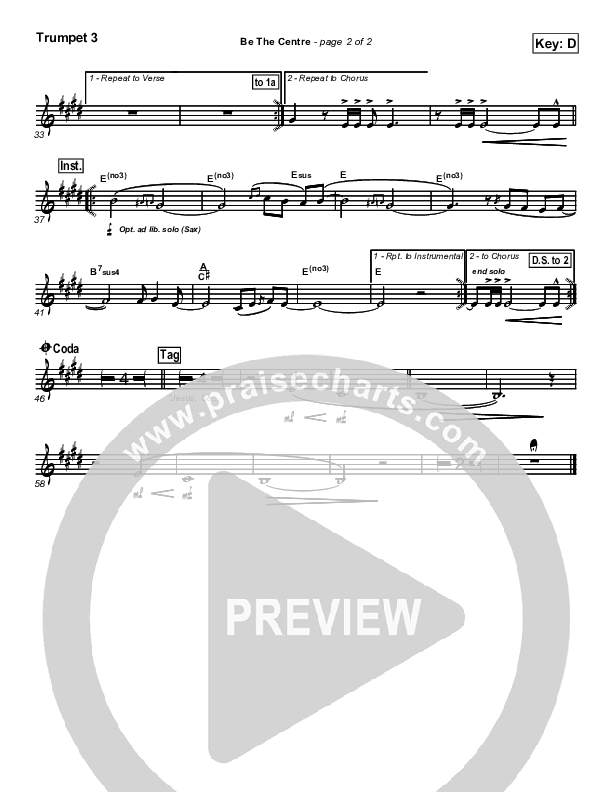 Be The Centre Trumpet 3 (Vineyard UK)