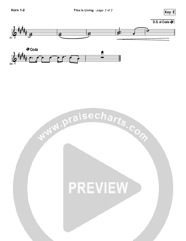 This Is Living  Brass Pack (Hillsong Young & Free)