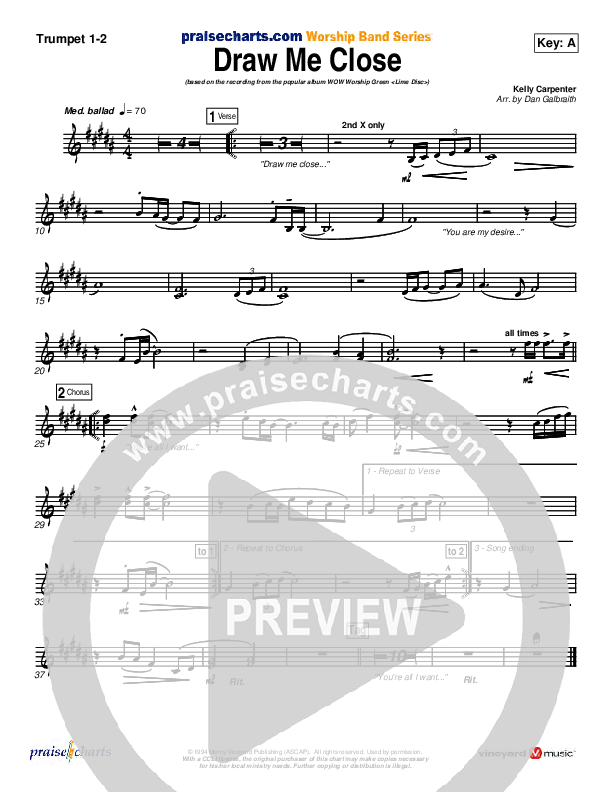 Draw Me Close Brass Pack (Andy Park)