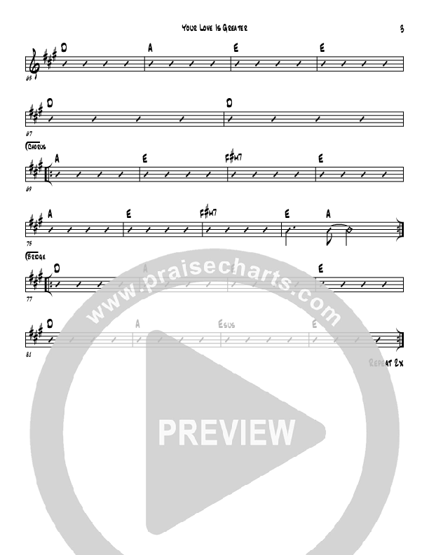 Your Love Is Greater Rhythm Chart (Sorin Bojin)