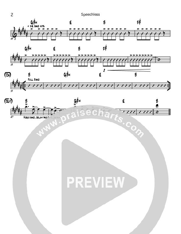Speechless Rhythm Chart (Seth Condrey / North Point Worship)