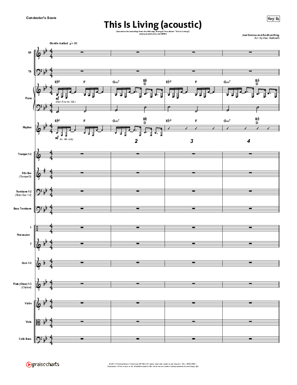 This Is Living  Orchestration (Hillsong Young & Free)