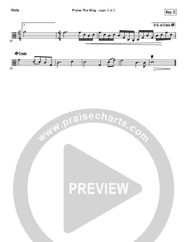 Praise The King Viola (Corey Voss)