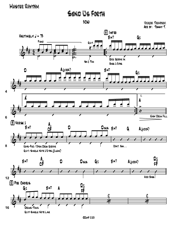 Send Us Forth Rhythm Chart (Third Culture Worship)