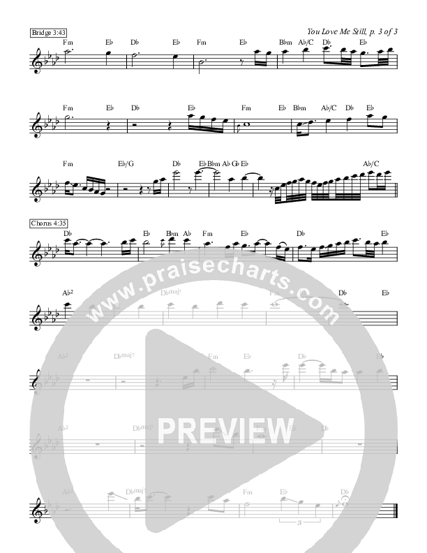 You Love Me Still Lead Sheet (Third Culture Worship)