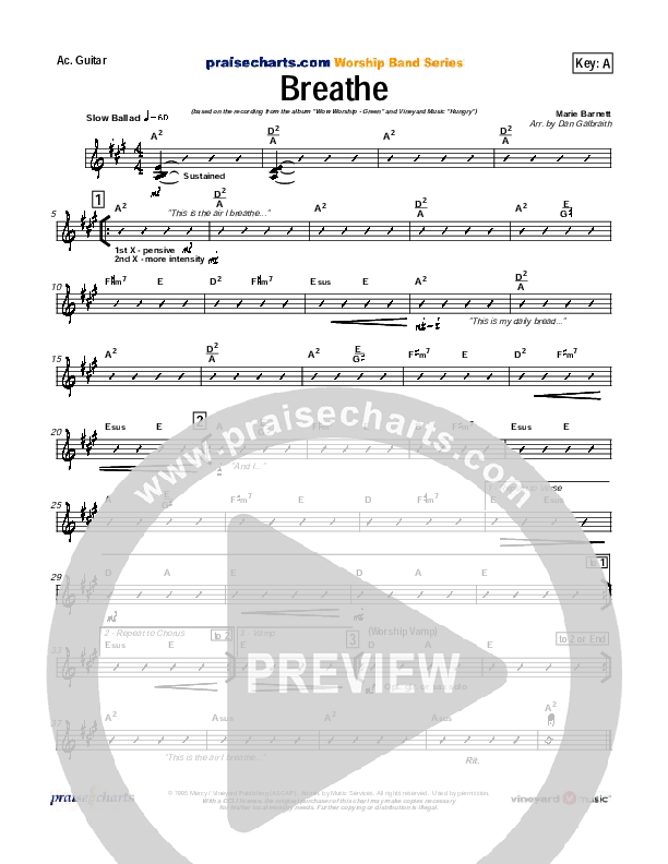 Breathe / Yearn Rhythm Chart (Kathryn Scott)