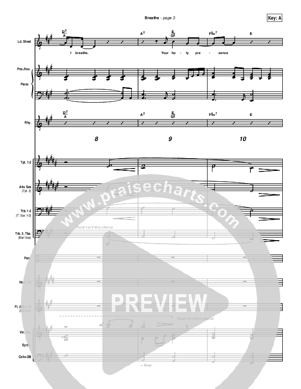 Breathe / Yearn Conductor's Score (Kathryn Scott)