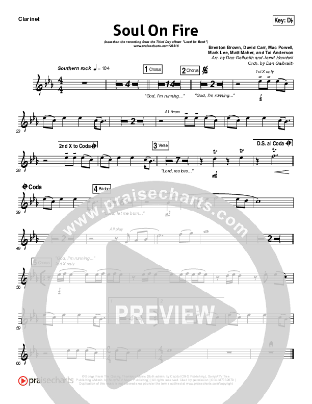 Soul On Fire Wind Pack (Third Day)