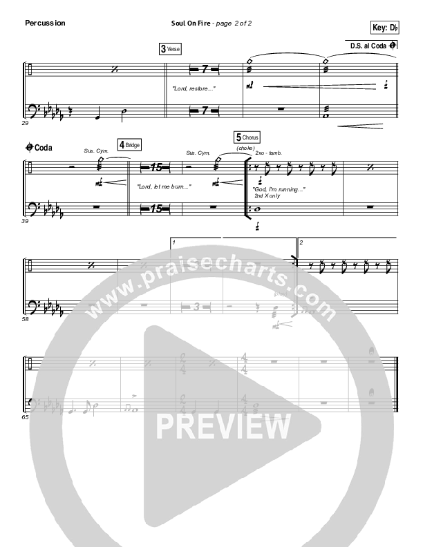 Soul On Fire Percussion (Third Day)