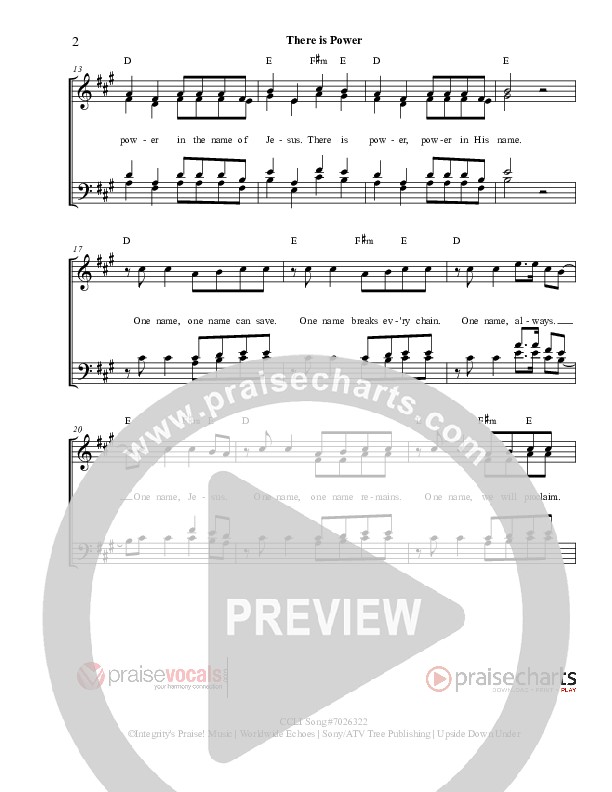 There Is Power Lead & Piano (PraiseVocals)