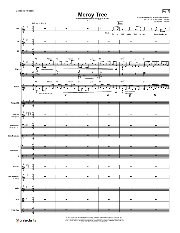Mercy Tree Conductor's Score (Anthony Evans)