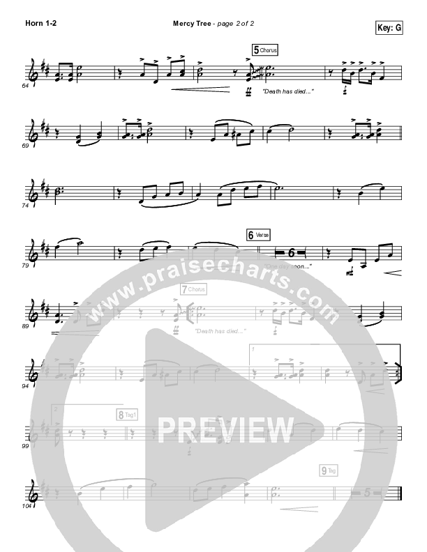 Mercy Tree Brass Pack (Anthony Evans)