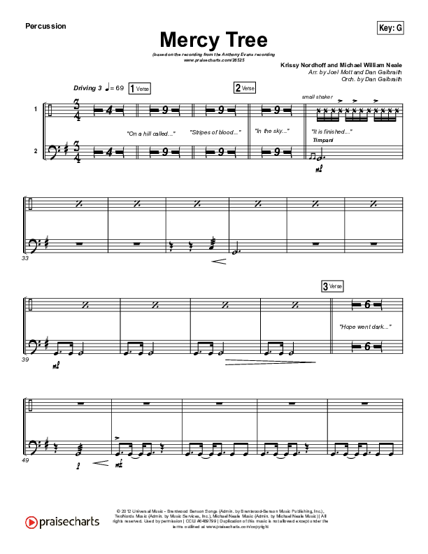 Mercy Tree Percussion (Anthony Evans)