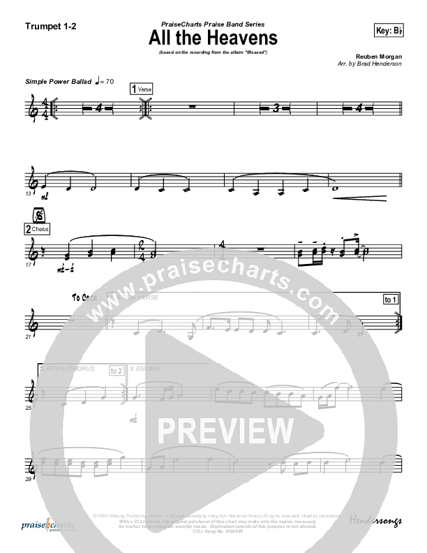 All The Heavens Trumpet 1,2 (Hillsong Worship)