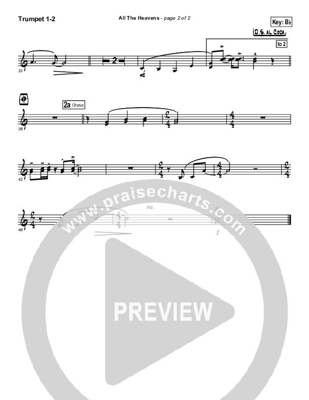 All The Heavens Trumpet 1,2 (Hillsong Worship)