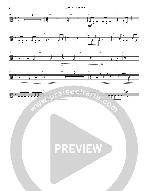 10,000 Reasons (Bless The Lord) Viola (Veritas)