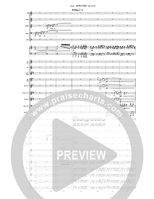 Agnus Dei (with A Mighty Fortress and All Hall The Power Of Jesus Name) Orchestration (Veritas)