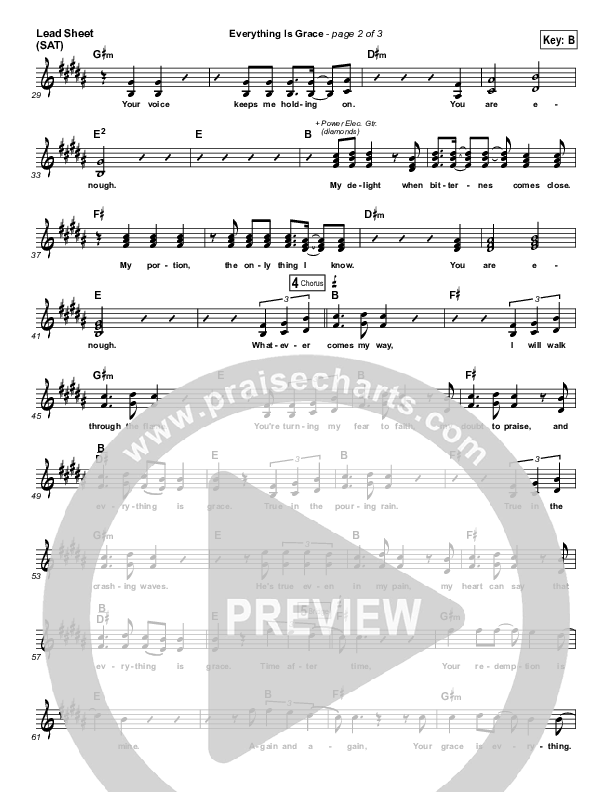 Everything Is Grace Lead (SAT) (Matt Maher)