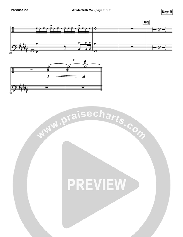 Abide With Me Percussion (Matt Maher)