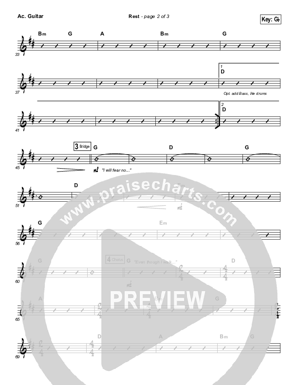 Rest Acoustic Guitar (Matt Maher)