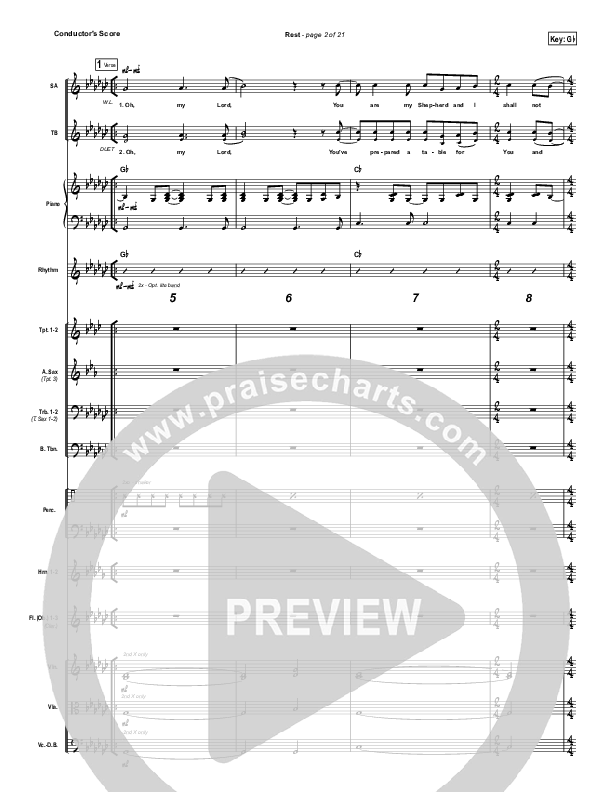 Rest Conductor's Score (Matt Maher)