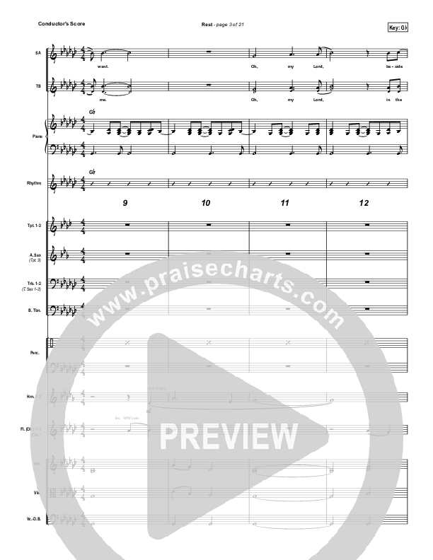 Rest Conductor's Score (Matt Maher)