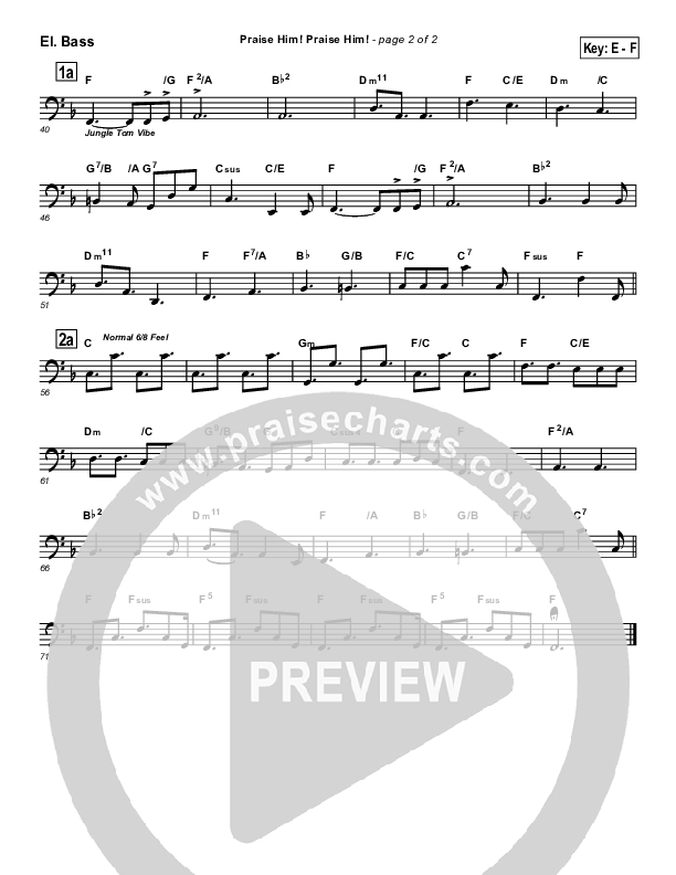 Praise Him Praise Him Bass Guitar (Brad Henderson)